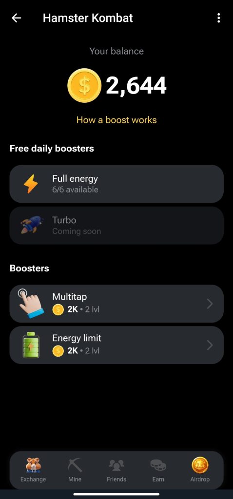 How To Boost Your Earning When Tapping On Hamster Kombat 