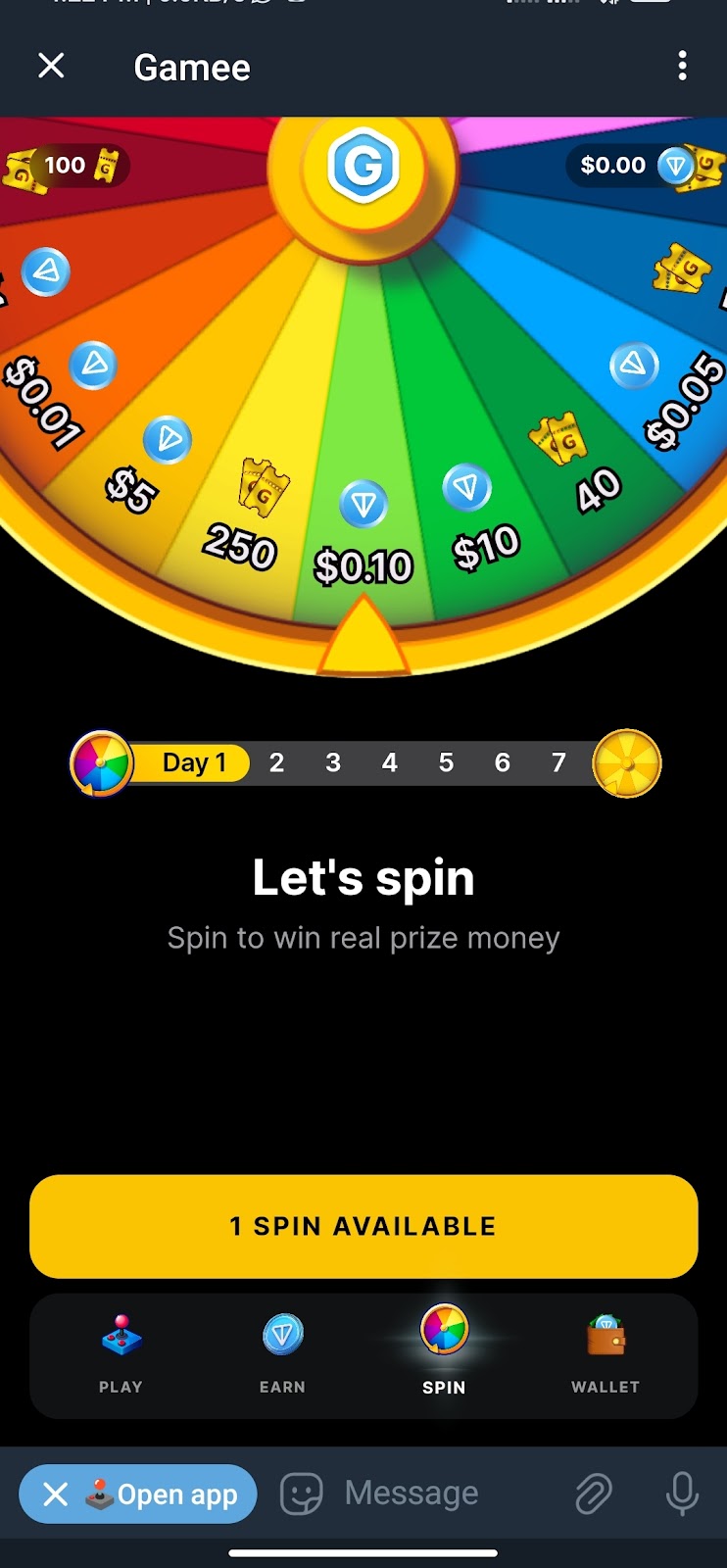 Spin To Win And Earn