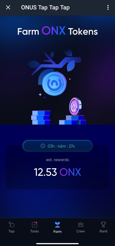 How To Start Farming ONX Tokens