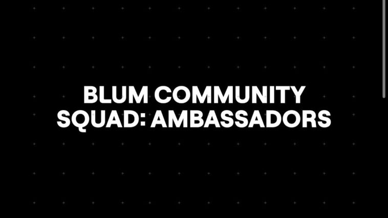 Blum Ambassador