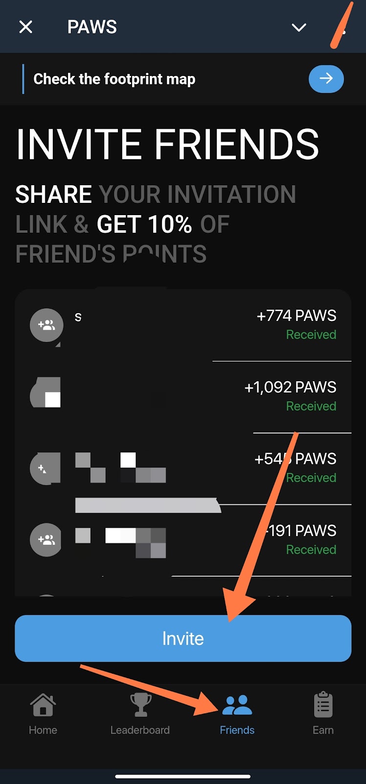 How To Get Paws Referral Link Or Invite Link