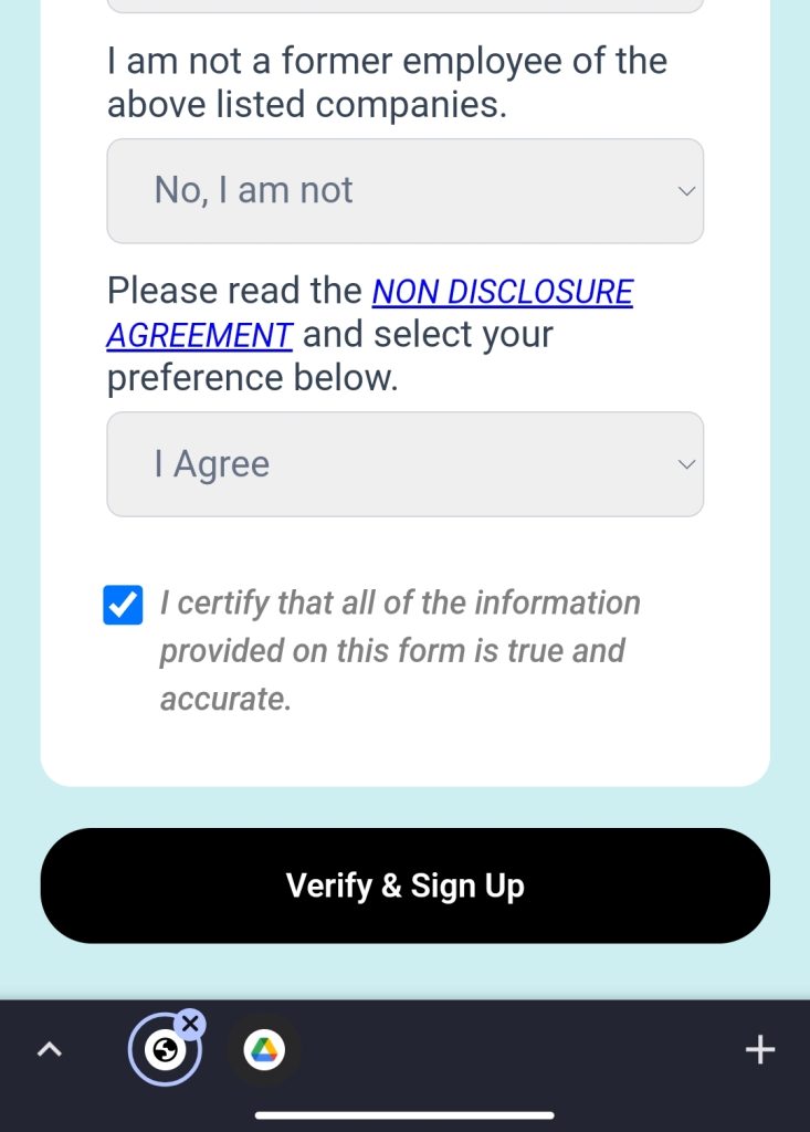 highflyers Non-disclosure agreement