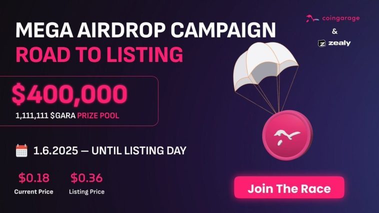 Coingarage Airdrop: How To Participate 